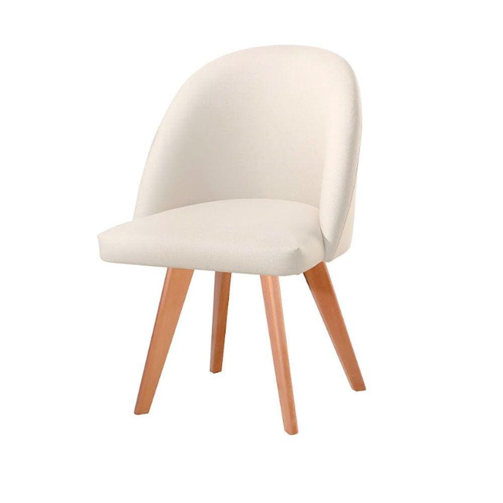 Poltrona Luna com Base Fixa Madeira Due Decor