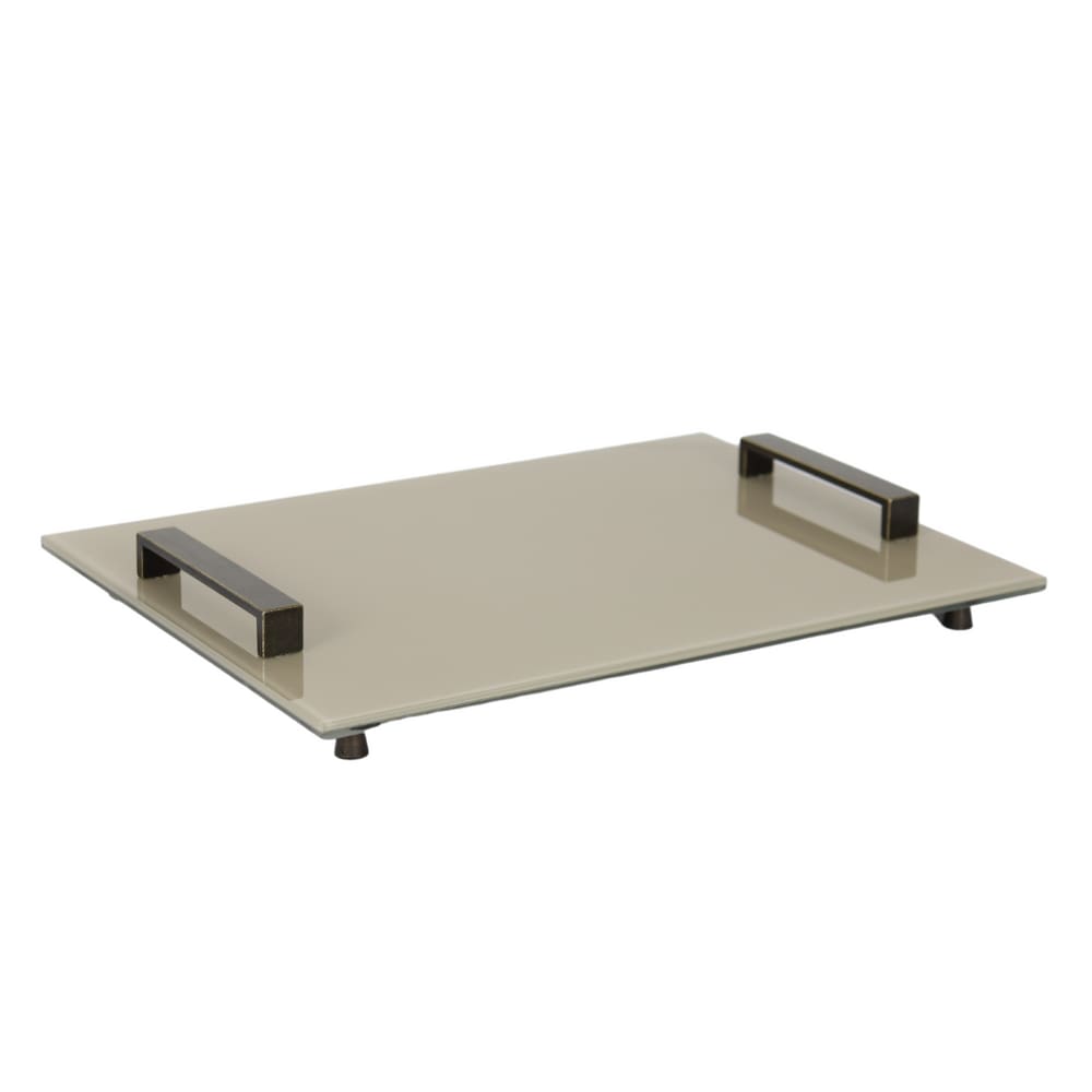 Bandeja Marrom Com Alça