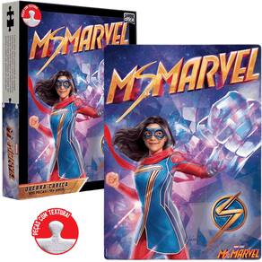 Ms Marvel Quebra Cabeça Texturizado 500Peças Edição Especial