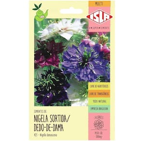 Sementes de Nigela Dedo-de-Dama Dobrada ISLA