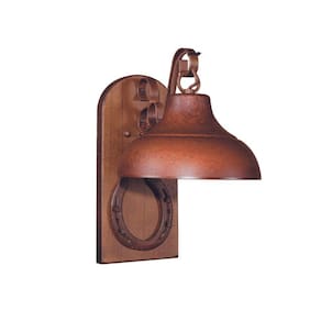 Arandela Estancia Com Ferradura Ø21cm 34x27cm - Madelustre