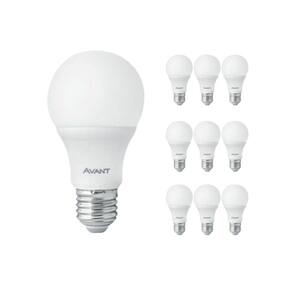 Kit 10 Lâmpada LED Bulbo E27 3000K Bivolt - Avant