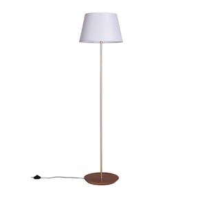 Luminária De Chão Slim Madeira 1,63m Cúpula 0,30x0,50m - Madelustre