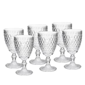 Conjunto 6 Taças Vinho De Vidro Bico De Abacaxi Transparente 265 Ml - Lyor