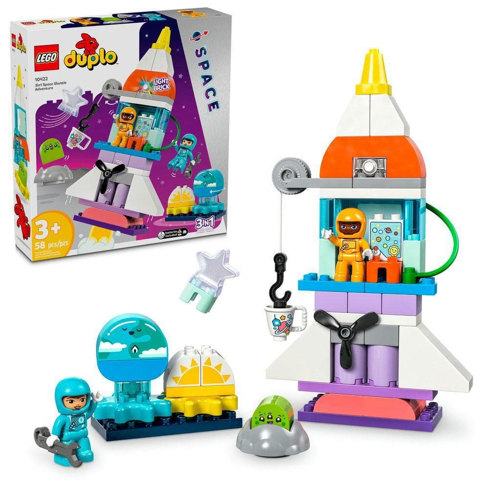 LEGO® DUPLO® Aventura no Ônibus Espacial 3em1; Brinquedo 10422