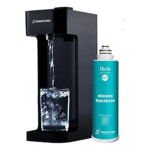 Purificador de Água Facile C7 - Preto - HidroFiltros