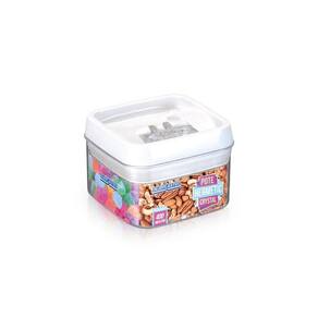 Pote Hermético Cristal Quadrado 400Ml Injeplastec