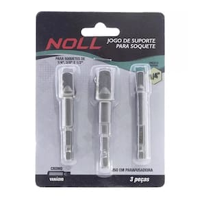 Jogo Suporte P/Soquete 1/4 - 3/8 E 1/2`` 439,0001 - Noll
