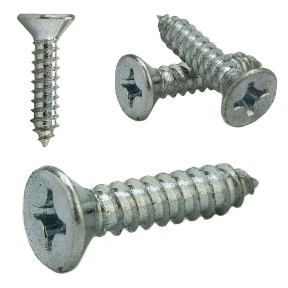 Parafuso Atarraxante 4,2 X 38 Phillips Zinco Branco - 500Un