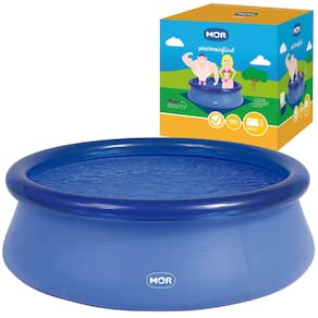 Piscina Inflável Redonda Azul 2400 em PVC Litros Mor