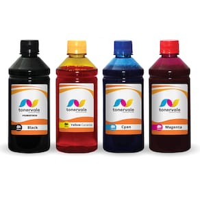 4 Tinta Para HP 667 664 662 667 664 662 1,25L BK Pigmentado