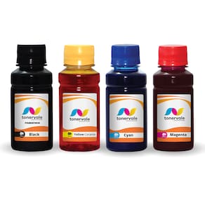 4 Tinta Para HP Smart Tank 514 515 100ml BK Pigmentado