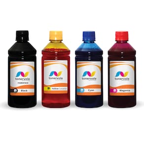 4 Tinta Para HP 2776 2376 6476 2774 667 250ml BK Pigmentado