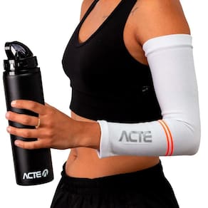 Manguito De Compressão Tam P/M F13-B Branco - Acte Sports