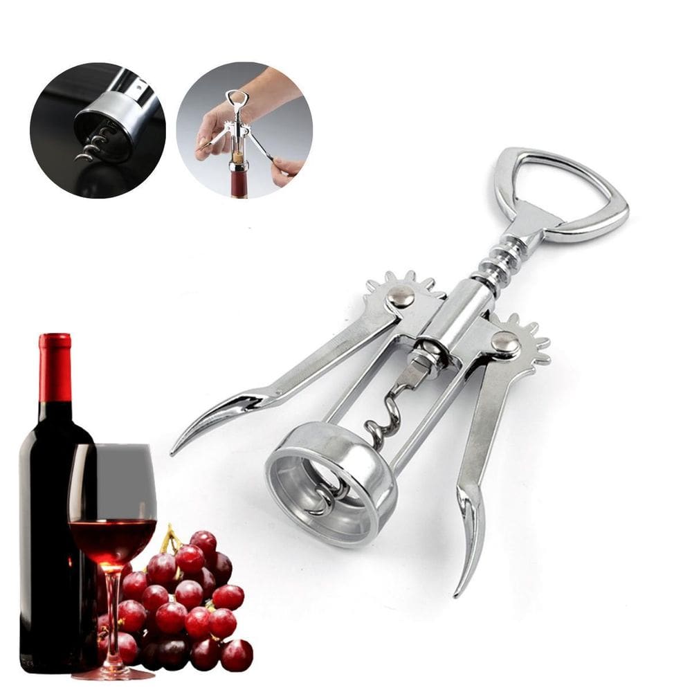 Abridor Vinho Manual Em Aço Inox Modernidade E Conveniência