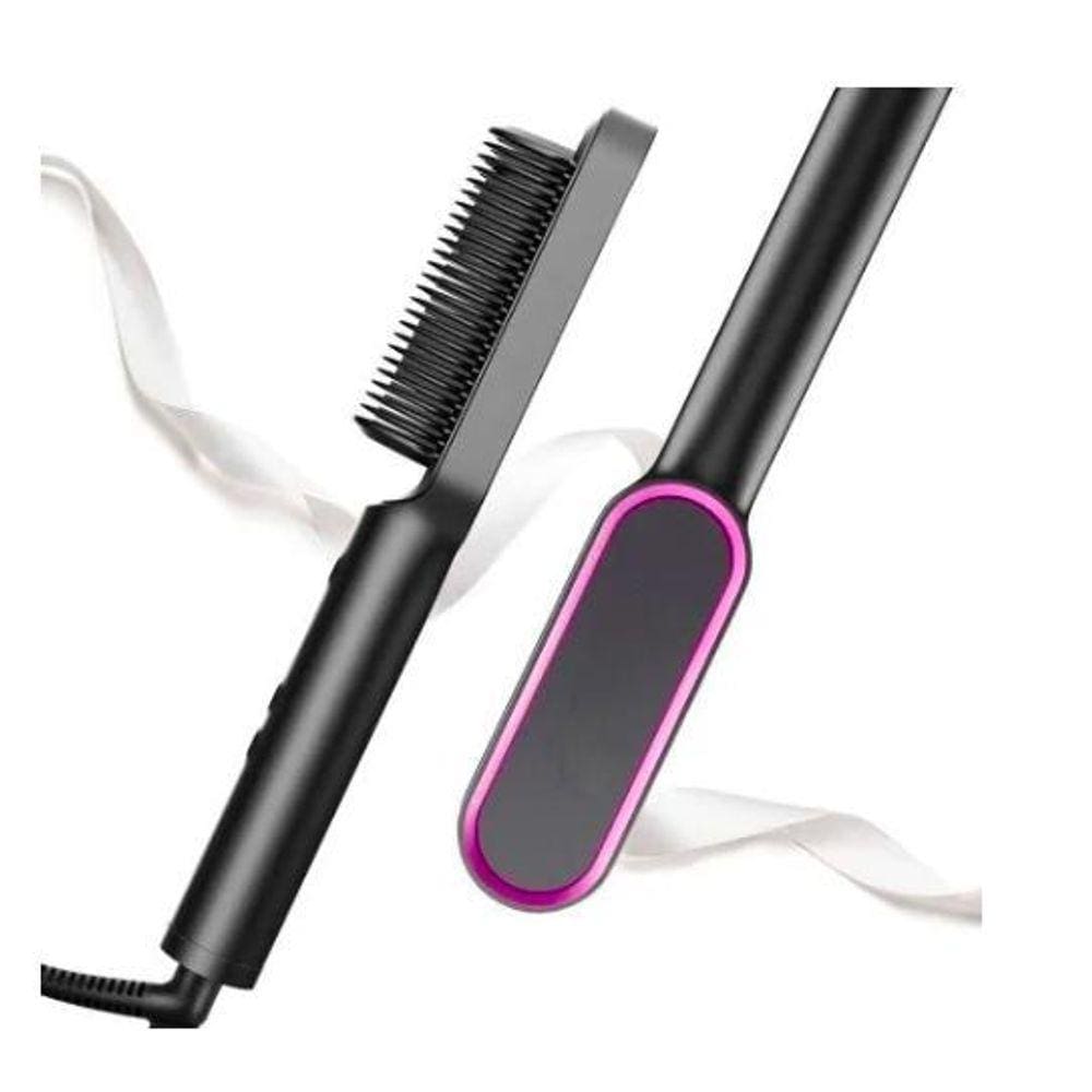 Escova Cabelo Alisadora Elétrica: Cerâmico Desempenho