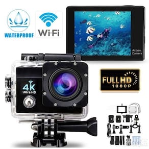 Câmera Filmadora Action Pro 4K: Wi-Fi, Controle Qualidade