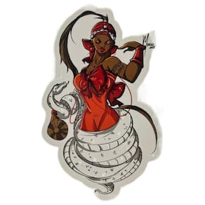 Adesivo De Vinil Diversos Orixás Umbanda 10X13 Cm -Selecione
