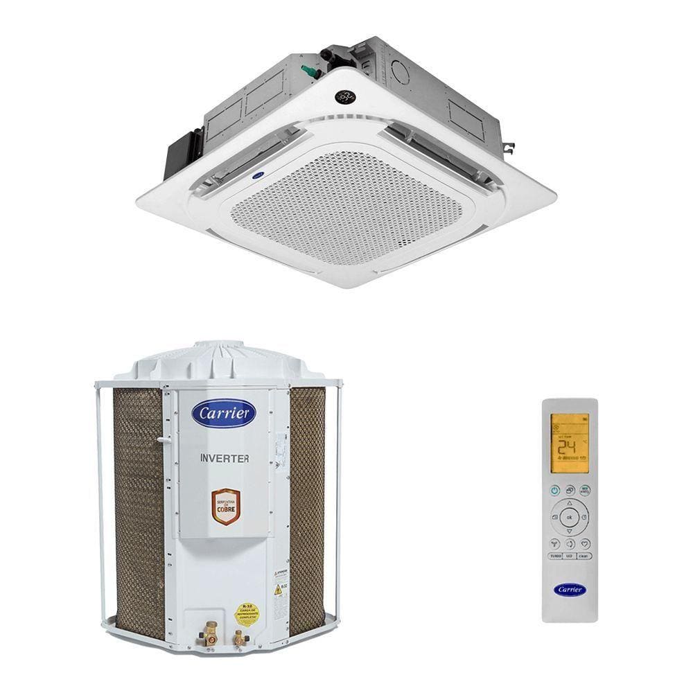 Ar Condicionado Split Cassete Inverter Carrier 4 Vias 36.000 Btus Frio 220v R-32 - 220V