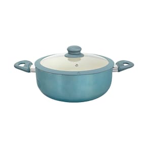 Caçarola Antiaderente Cerâmica de Indução Azul Genebra Plus 22cm - Casambiente