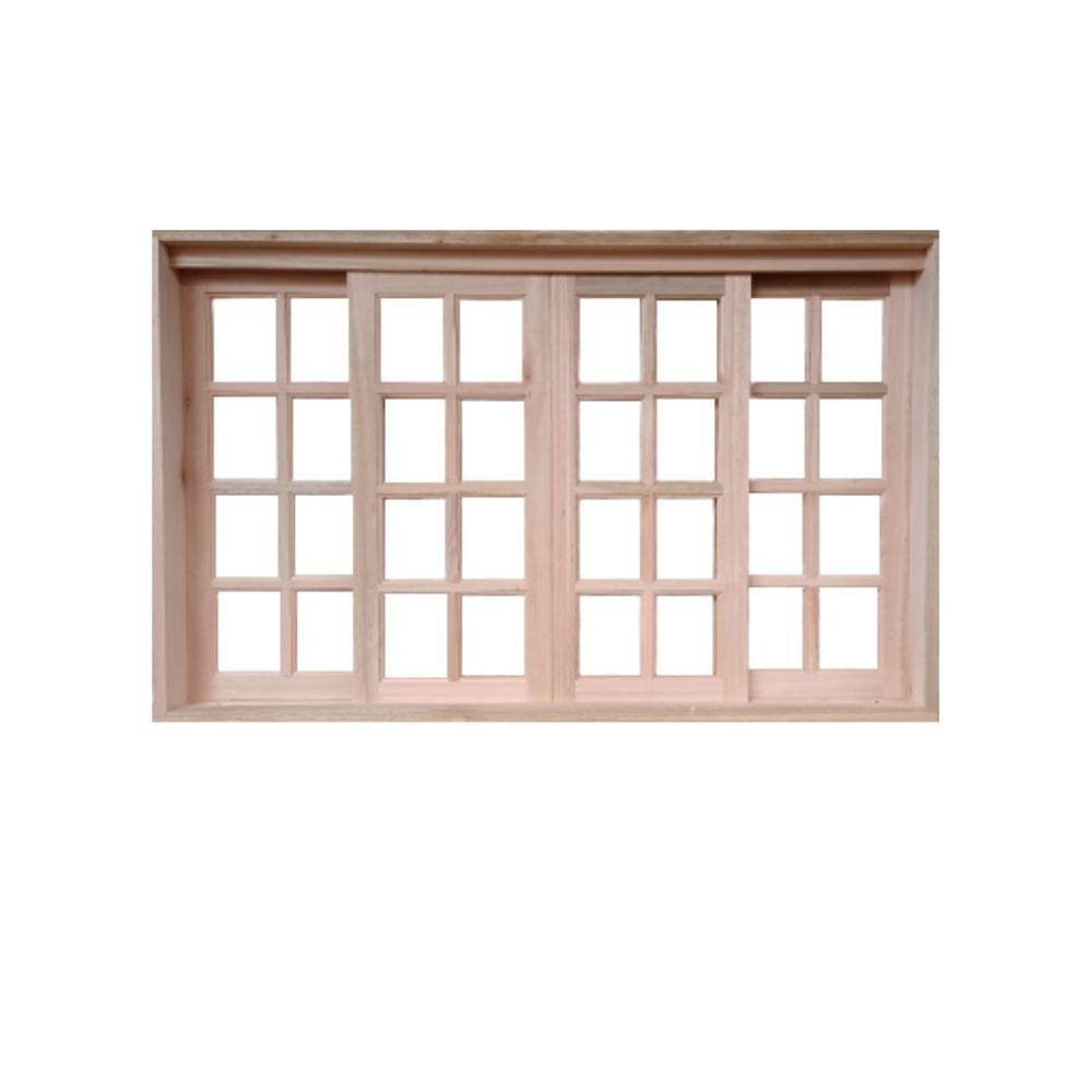 Vitro Correr Madeira Eucalipto 1,00x1,60 Cx10cm