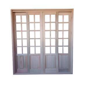 Porta Correr Vidro/almofada Eucalipto 2,15x2,00 Cx14