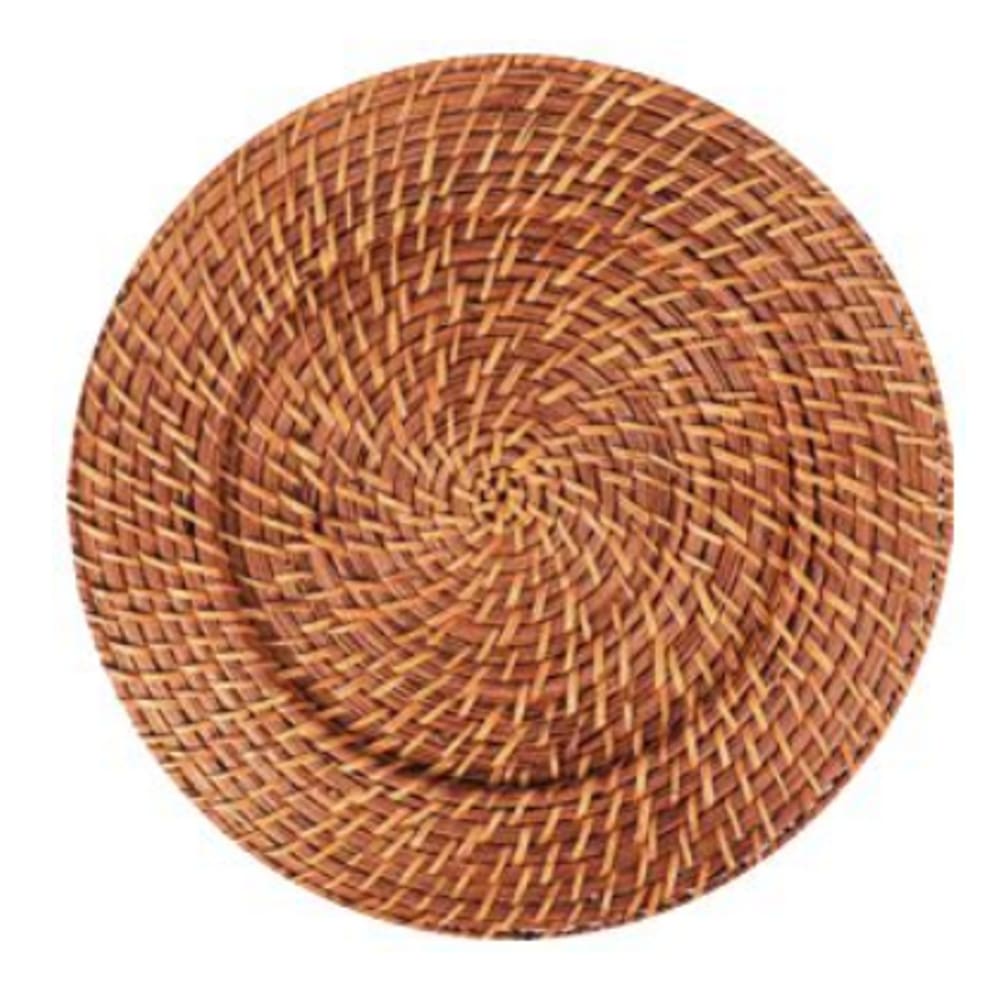 Sousplat Redondo Rattan Claro - Mundiart