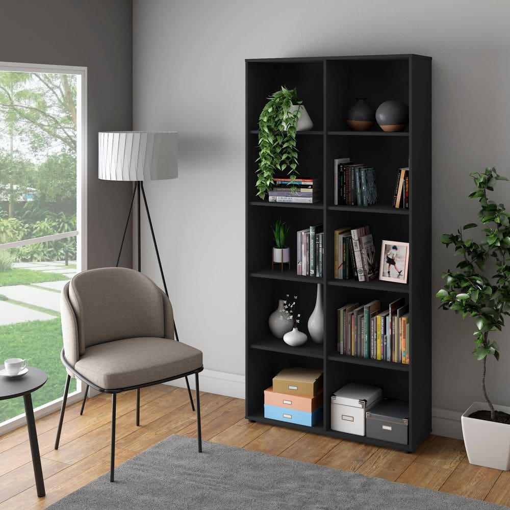 Estante Clean 900 X 1878 - Preto 5334