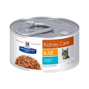 Ração Hill s Prescription Diet K/D Gatos Renal Atum & Vegetais