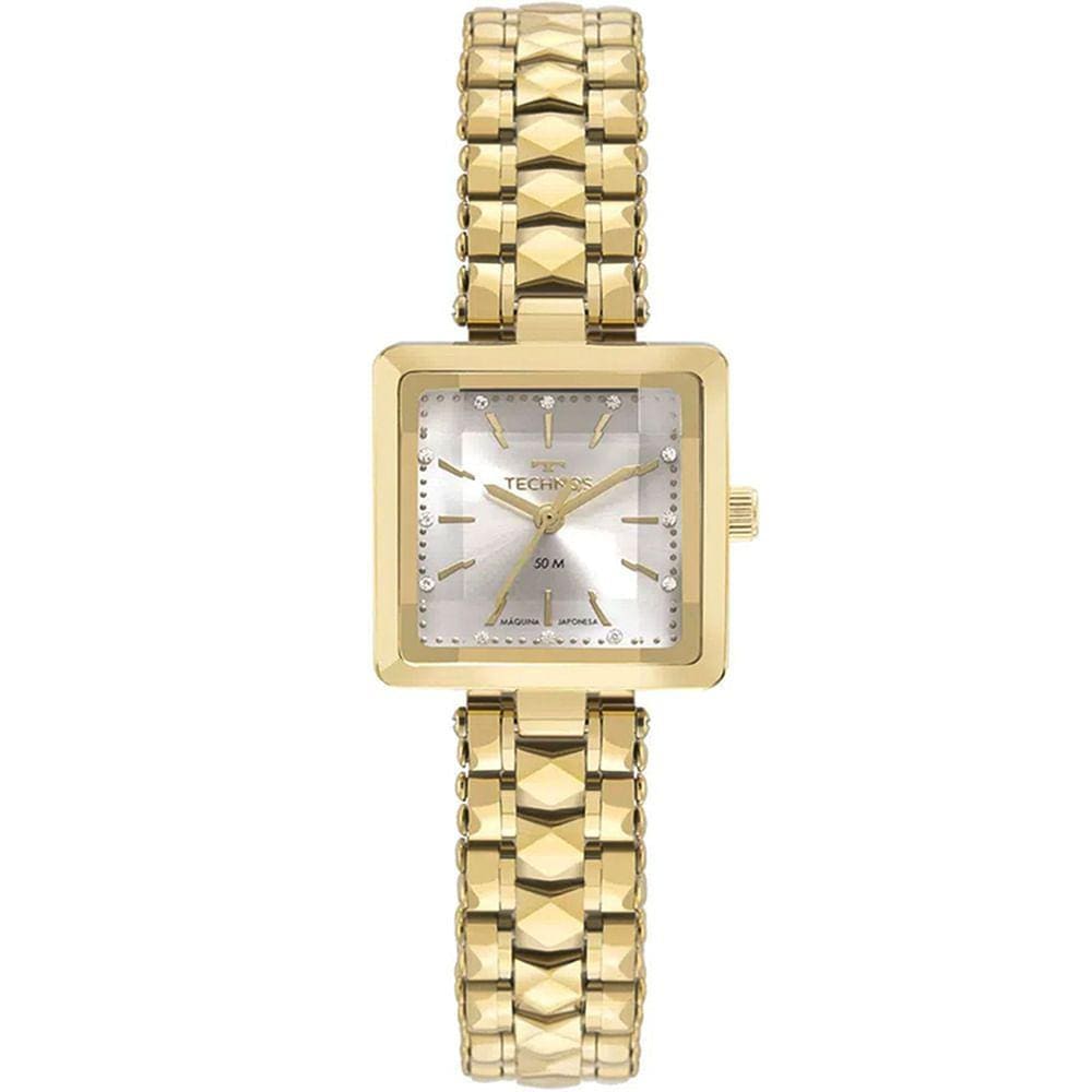 Relógio TECHNOS feminino analógico dourado 2035MXHS/1K