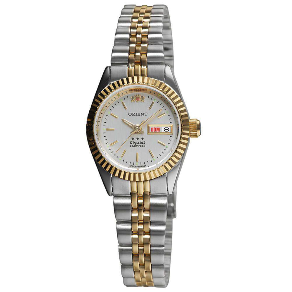 Relógio ORIENT feminino automático bicolor 559EB3NH B1SK