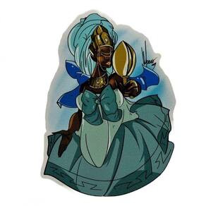 Adesivo De Vinil Impermeável Oxum 10X13 Cm- Escolha O Modelo