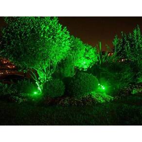 Espeto De Jardim 5W Led Prova D`Água Verde Bivolt