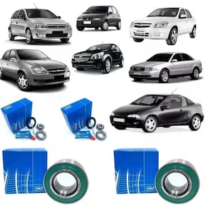 Kit Rolamento De Roda Traseira/dianteira Corsa Audi Celta