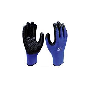 Luva de Seguranca Algodao Azul/Preta N.10 - Super Safety