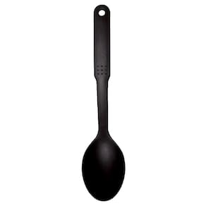 Colher de Arroz de Nylon Preto 29cm - Casambiente