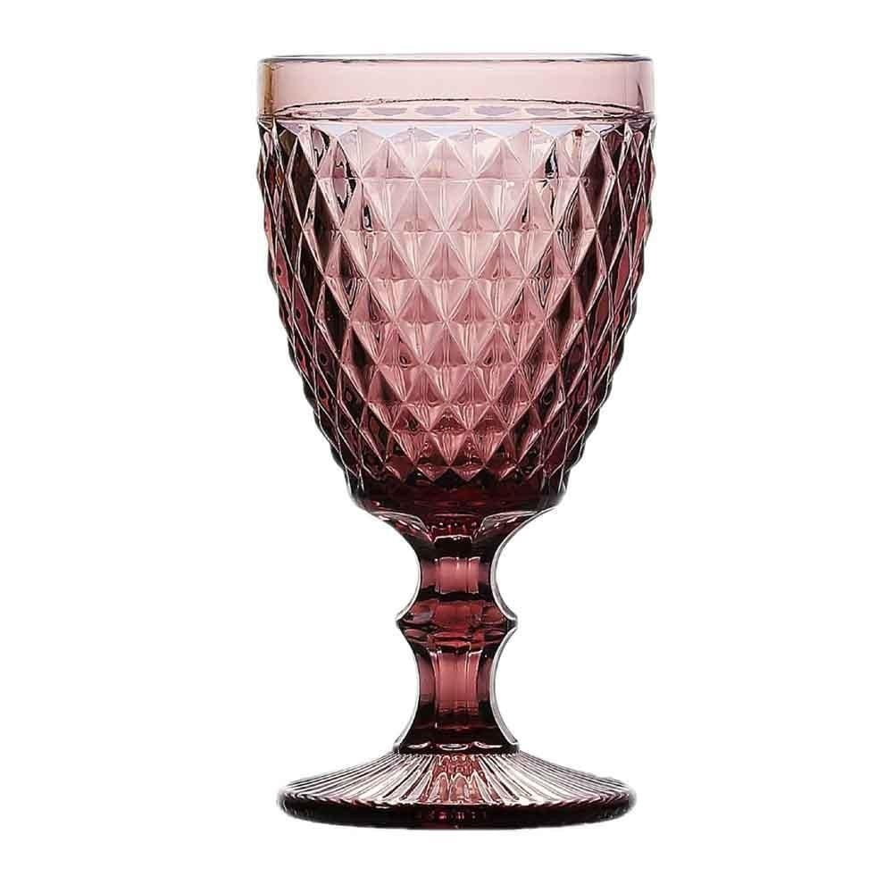 Taça de Vidro Bico de Abacaxi Lilás 325ml 1 peça - Lyor