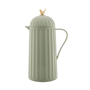 Garrafa Térmica Bird Café Chá Retro Luxo Vintage 1L Menta