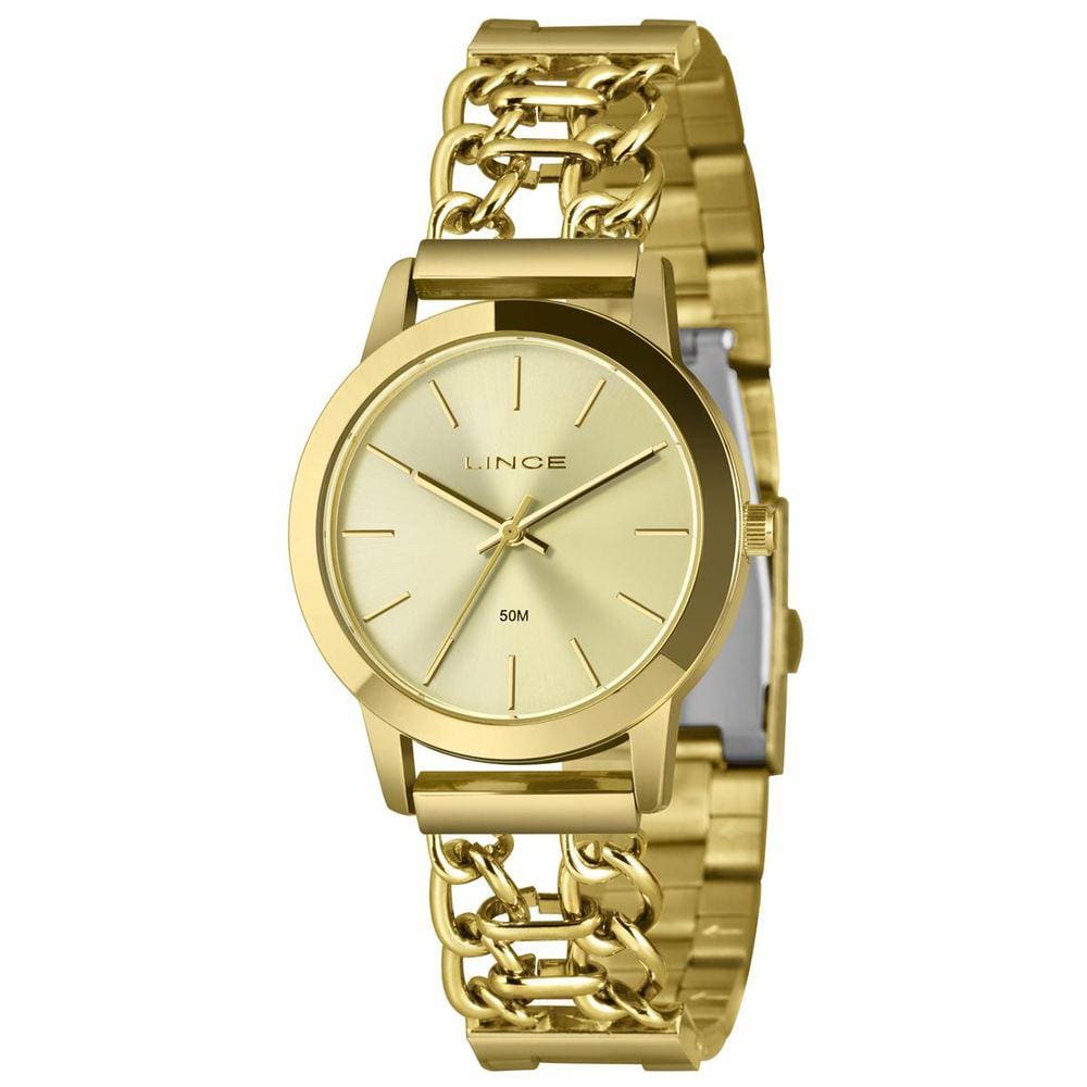 Relógio Lince Feminino Ref: Lrg4773l36 C1kx Bracelete Dourado
