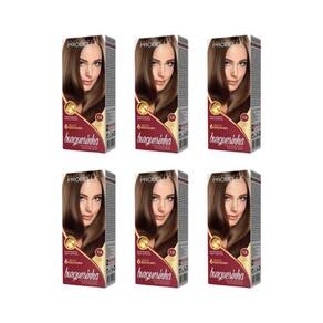 Coloraçao Probelle Burguesinha 7.0 Louro Medio - Kit C/6Un