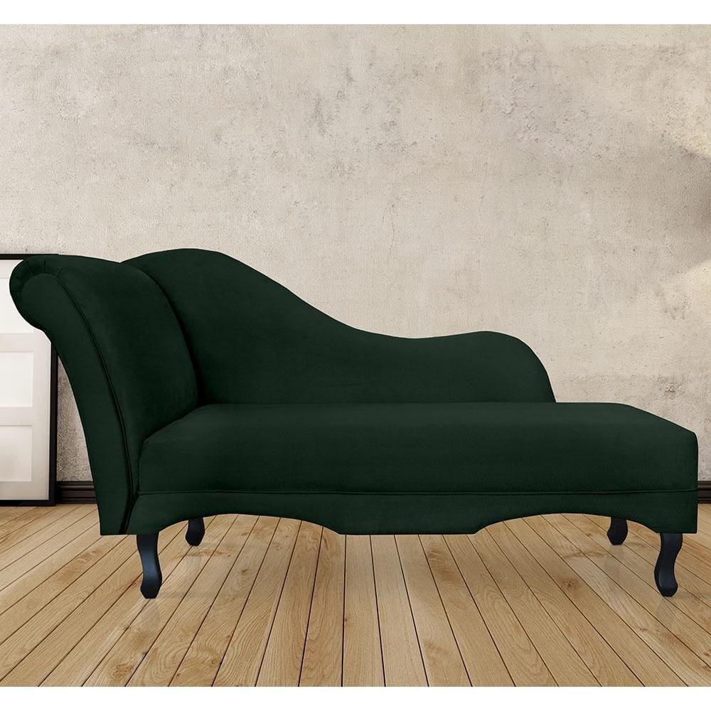 Recamier Divã Sofá Olivia Psicologia Consultório Suede Verde - LM DECOR