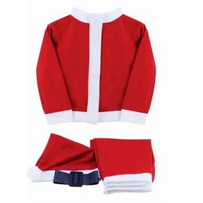 Fantasia Infantil Papai Noel 4 Pçs - Yangzi 16854