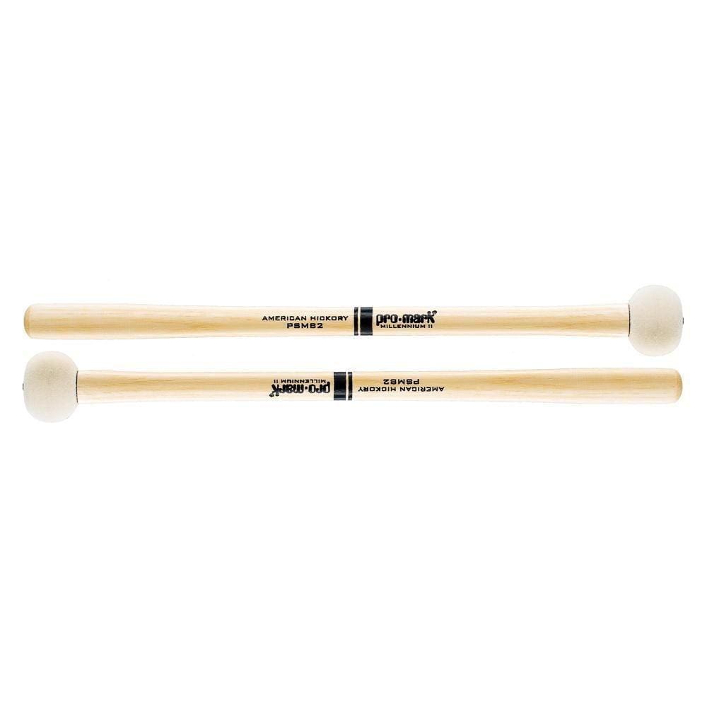 Baqueta Bumbo Marcial Feltro Promark American Hickory Psmb2 [f035]