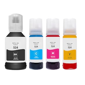 Kit Refil de Tinta Para Epson L15160 T524120 CMYK compatível