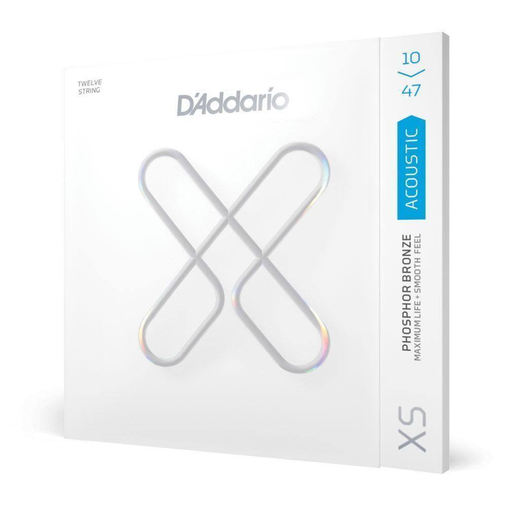 Encordoamento Violão Aço 12 Revestido D Addario Xsapb1047-12 [f035]