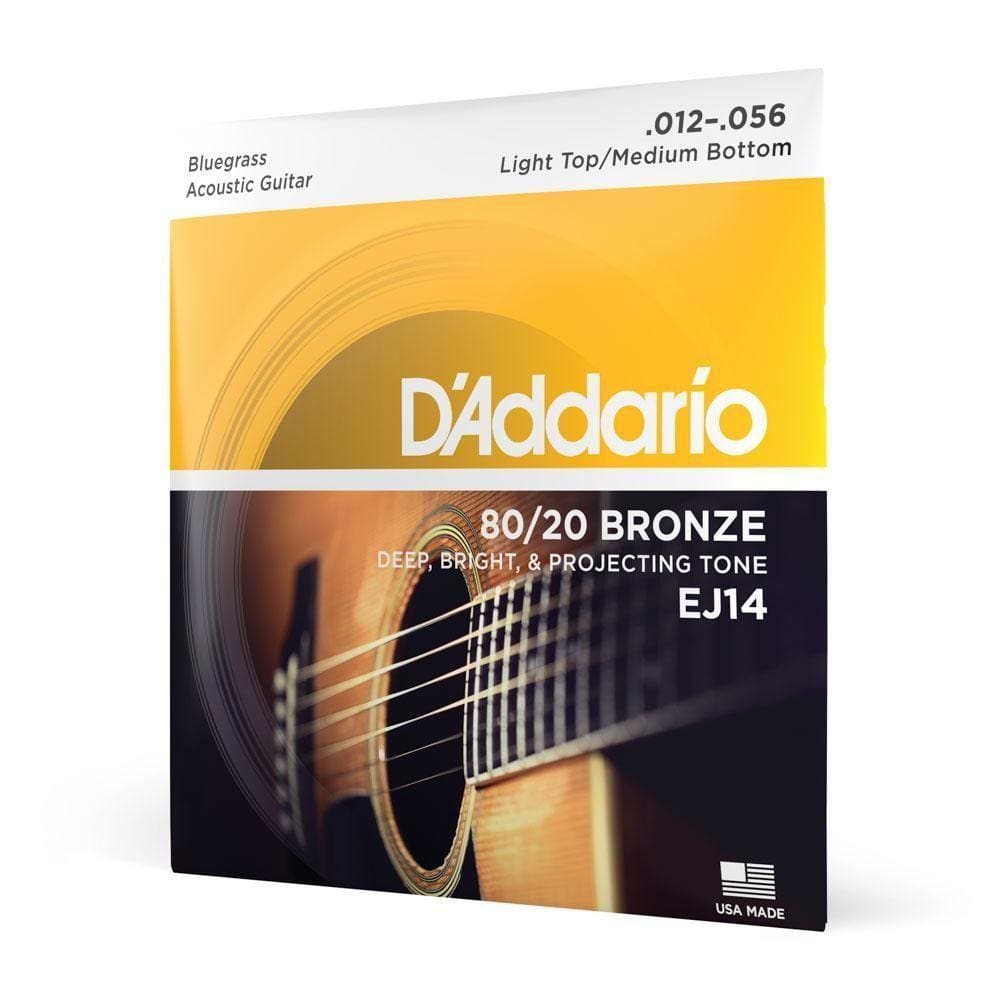 Encordoamento Violão Aço 12-56 D Addario 80-20 Bronze Ej14 [f035]