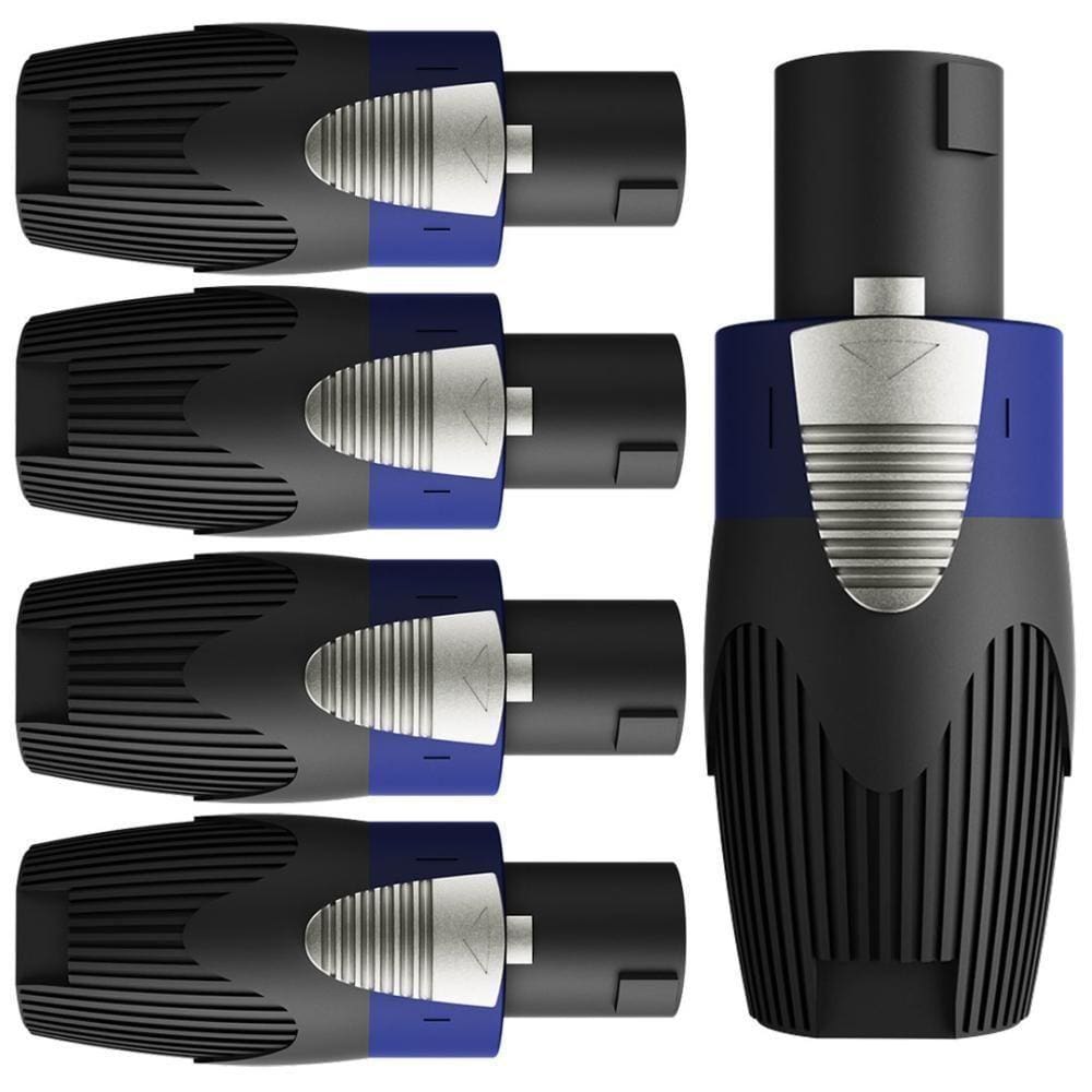 Conector Speakon Macho Para Cabo Wc 605 4p Spk Wireconex 05 Unidades [f108]