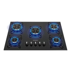 Cooktop A Gás, 5 Bocas, Mondial, Preto/inox, Bivolt - Ctg-02
