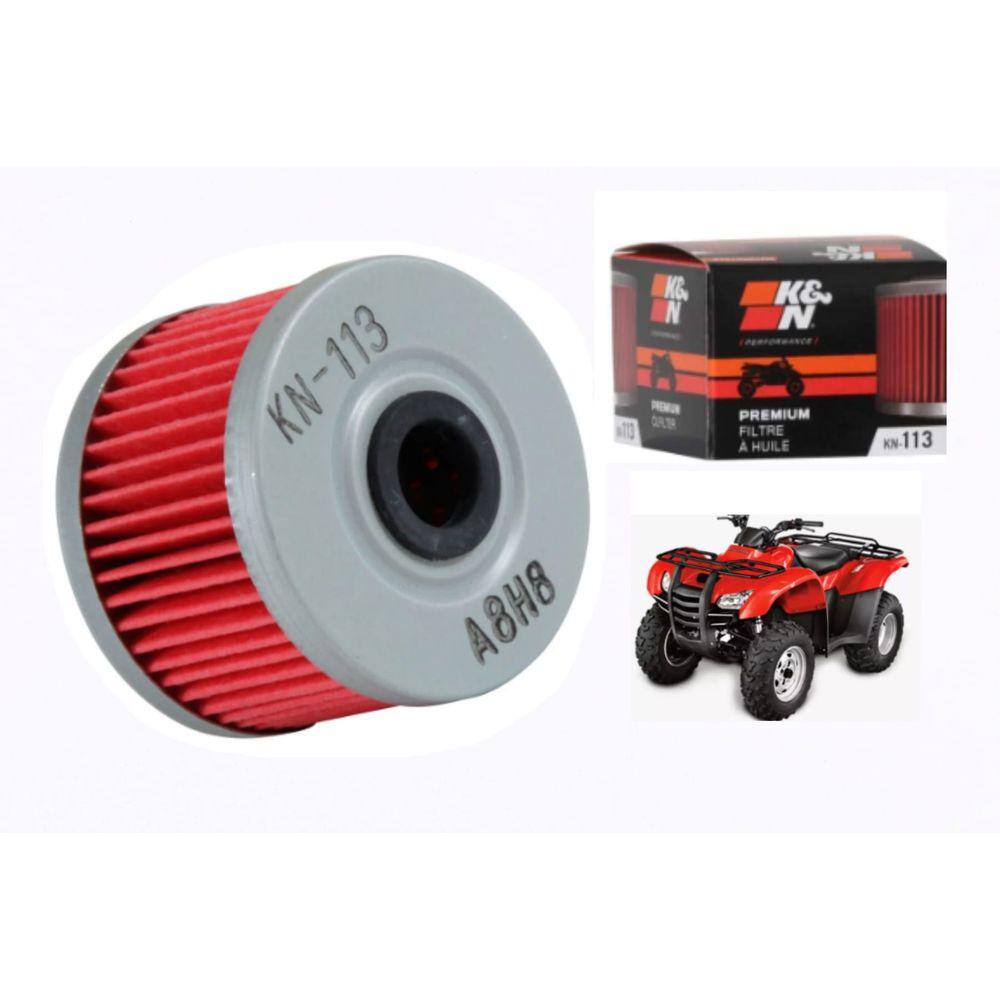 Filtro Oleo K&n Kn Powersports Fourtrax 1986 1987 1988 1989