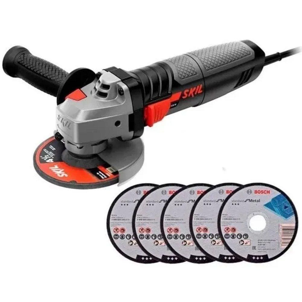 Esmerilhadeira Angular 4.1/2 830W 9004 Skil + 5 Discos